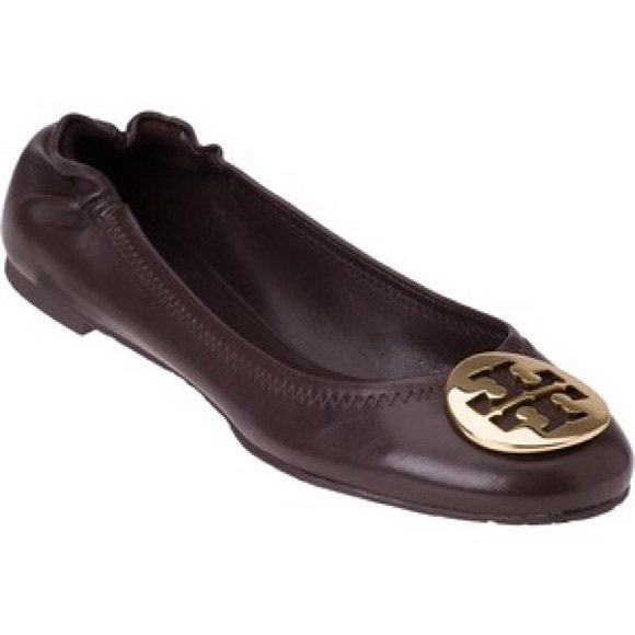 tory burch brown flats